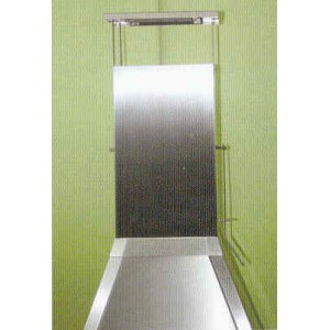 Kaminverlängerung Edelstahl, mit Klappe für Modell 87 und HOBBY LUX, 80 cm